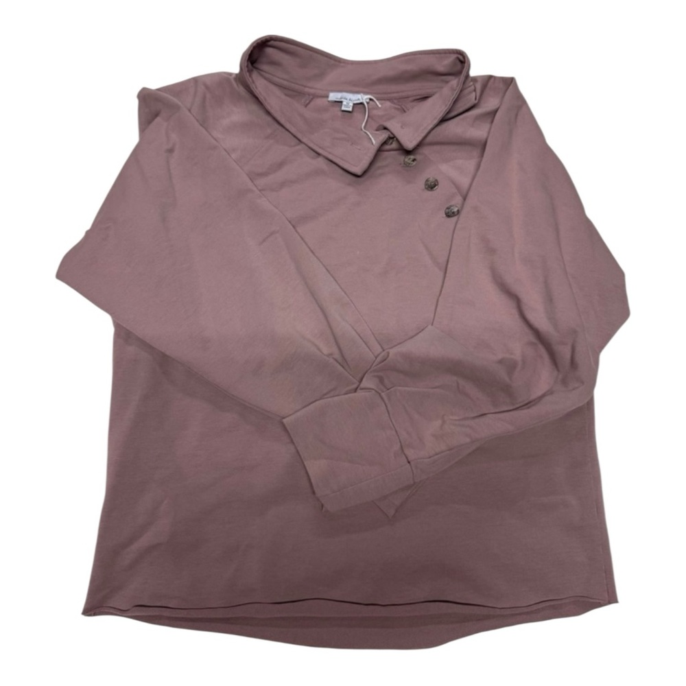 White‎ Birch Mauve Button-Up Sweater NWOT